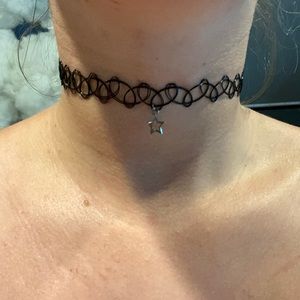 Choker with star dangling